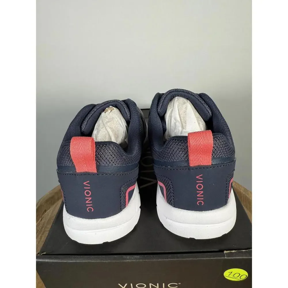 Vionic Miles II Shoes - Women's, Navy/Pink 5 W NWB - Picture 3 of 10